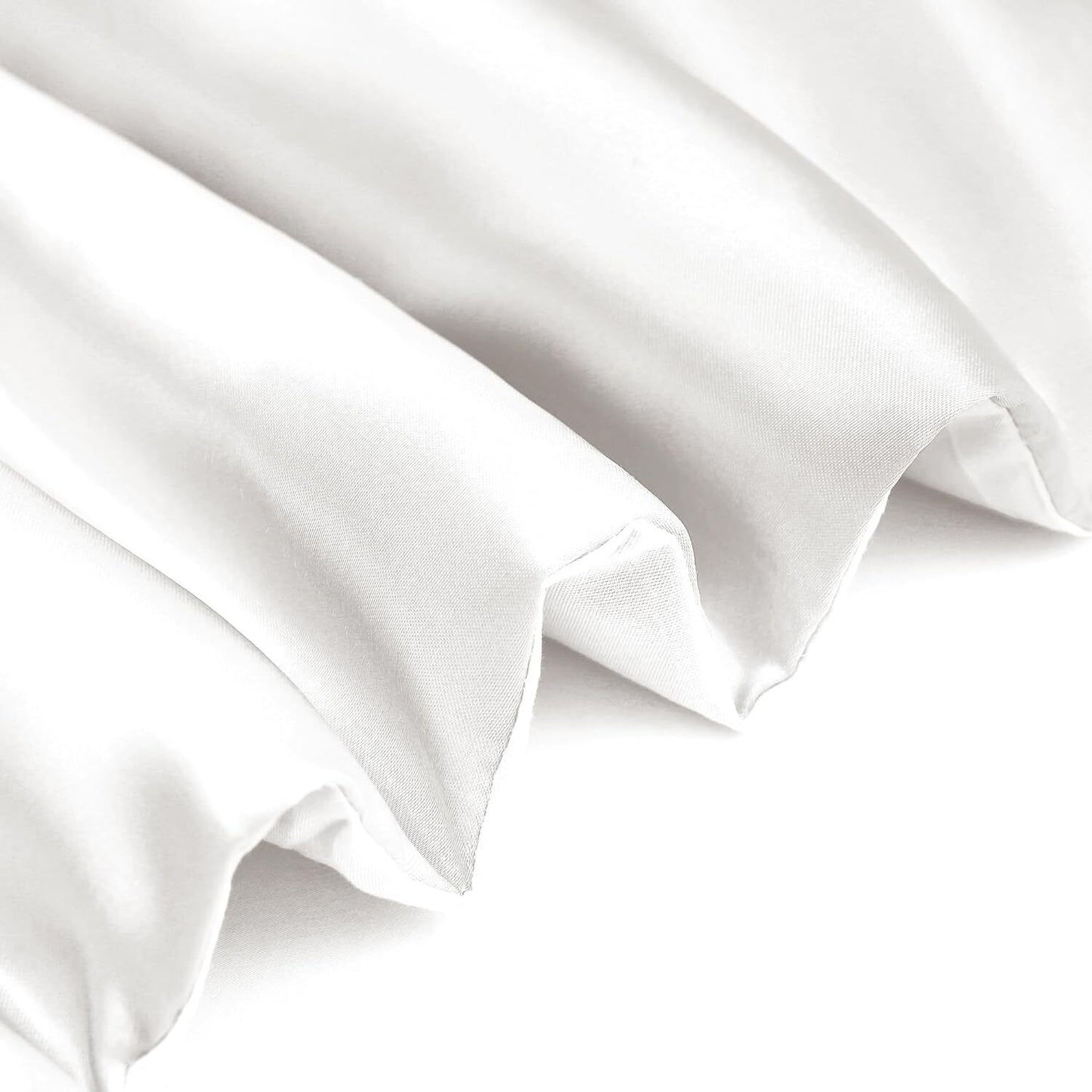 Whale Flotilla 2-Piece Reversible King Size Silk Comforter Set/Bedding Set, Soft Satin Comforter with 1 Satin Pillowcases, Lightweight Duvet Set for All Seasons, White
