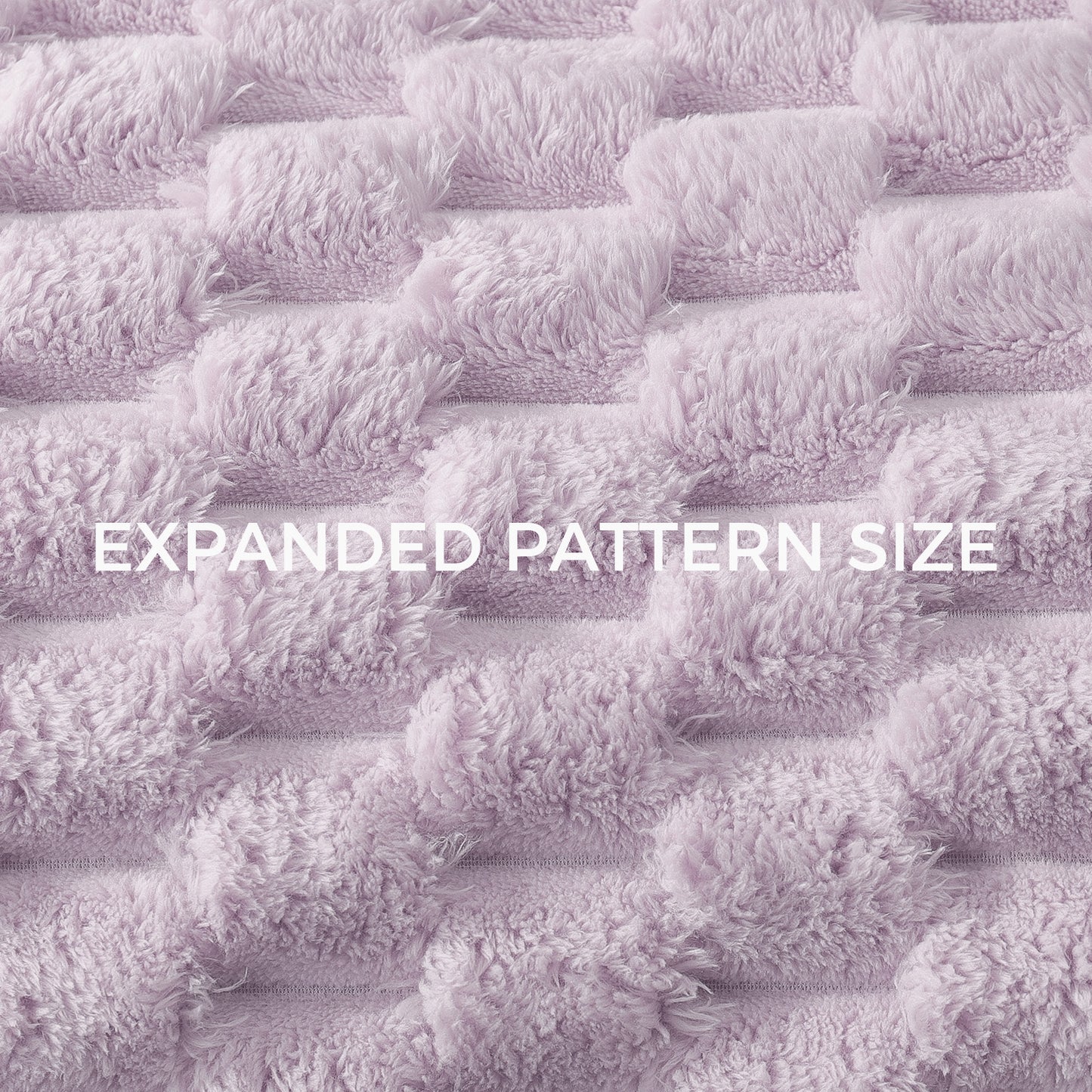 Whale Flotilla Twin Size Blanket for Bed with Expanded 3D-Jacquard Pattern, Fuzzy Soft Cozy Exquisite Blankets or All Season, Warm and Fluffy, 60x80 Inch, Lilac