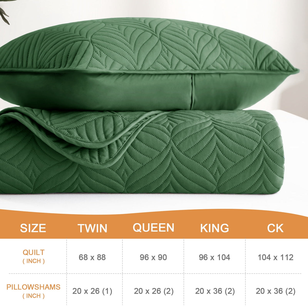 Whale Flotilla Queen Size Quilt Set, Soft Ultrasonic 90x96 Inch Bedding Set, Lightweight Bedspread Coverlet with Vintage Pattern, Reversible Bed Cover for All Seasons,Sage Green