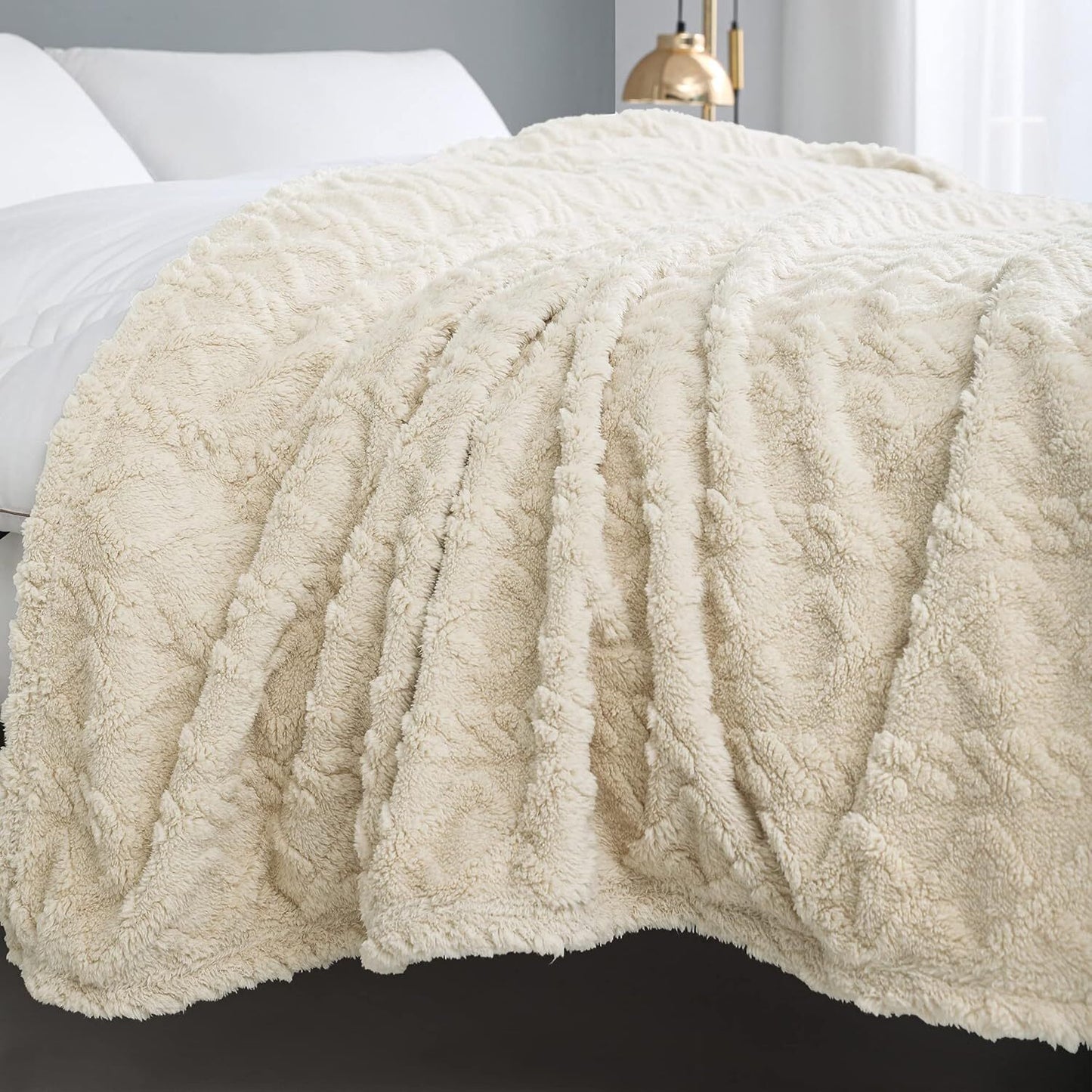 Warm and Breathable: Plush and super soft material makes the blanket warm enough for cuddling up on the couch and napping. Breathable fabric and unique woven technology accelerate air flow to get rid of breaking out in a sweat