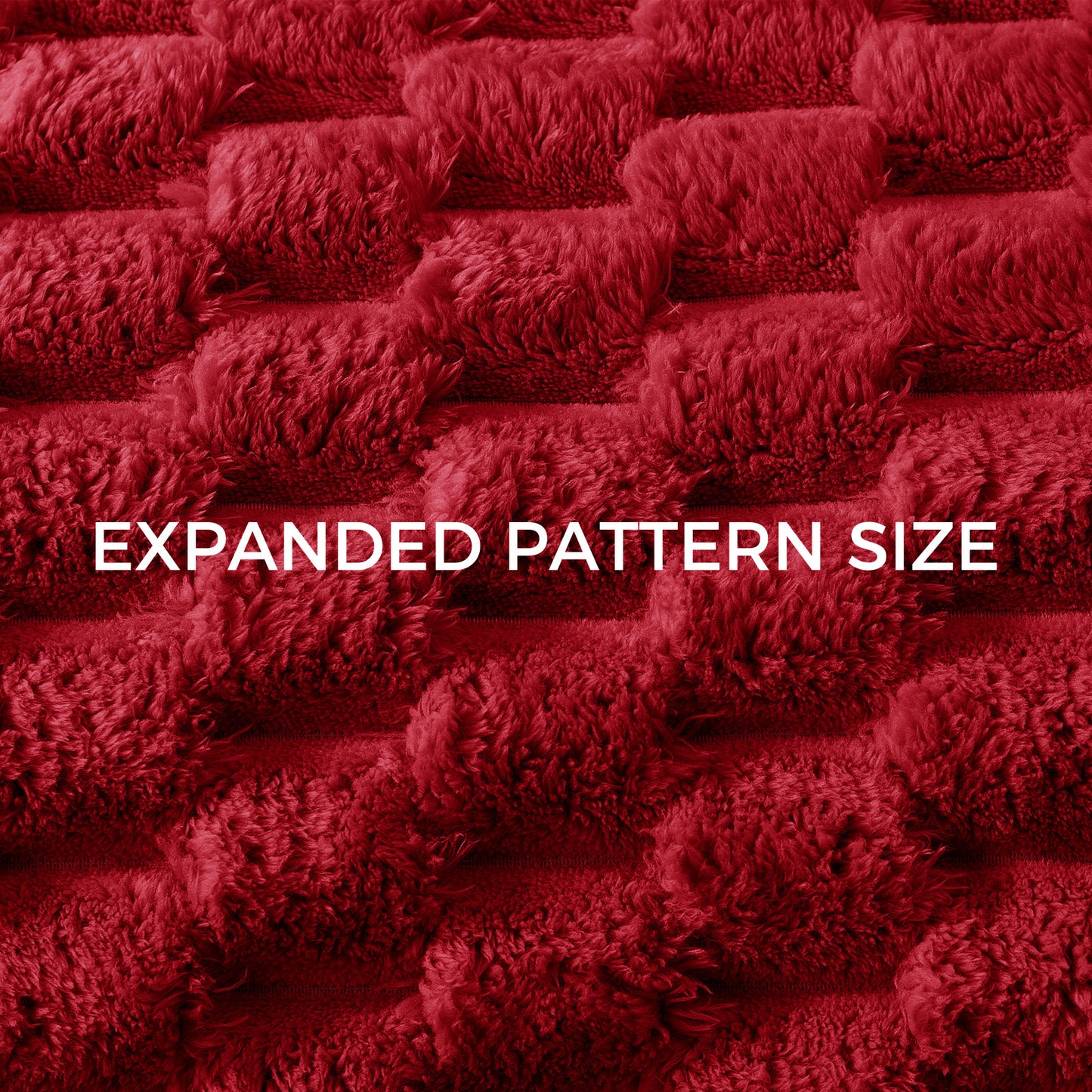 Whale Flotilla Twin Size Blanket for Bed with Expanded 3D-Jacquard Pattern, Fuzzy Soft Cozy Exquisite Blankets or All Season, Warm and Fluffy, 60x80 Inch, Red