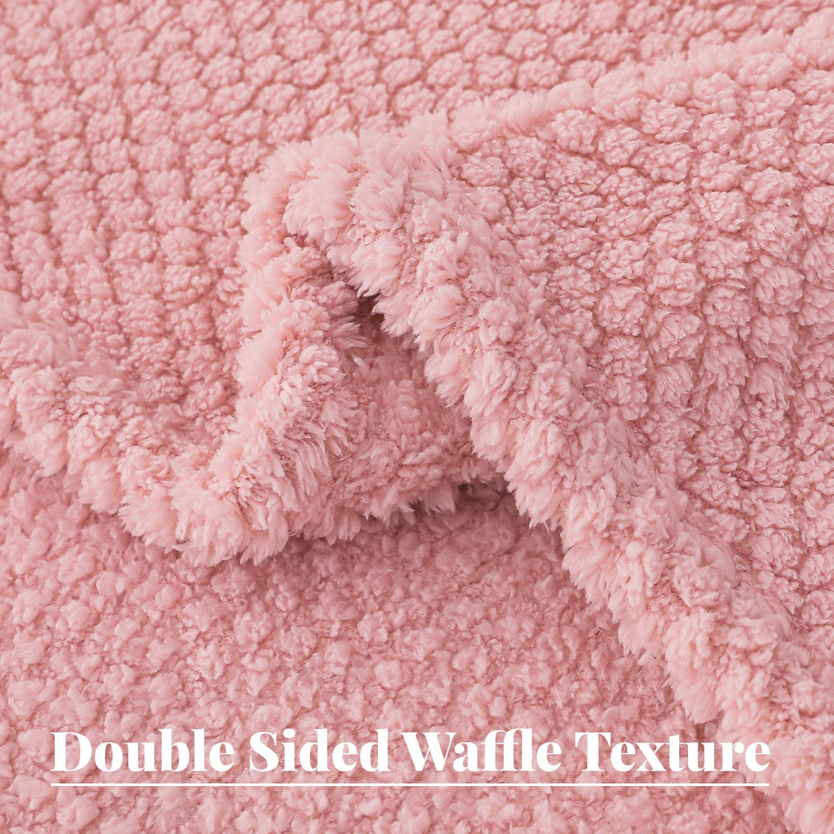 Whale Flotilla Fuzzy Fleece 50"x70" Throw Blanket for Couch, Fluffy Warm Soft Jacquard Blankets for All Seasons, Lightweight and Cozy, Pink