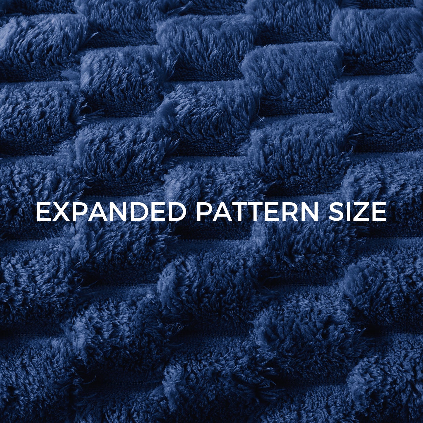 Whale Flotilla Twin Size Blanket for Bed with Expanded 3D-Jacquard Pattern, Fuzzy Soft Cozy Exquisite Blankets or All Season, Warm and Fluffy, 60x80 Inch, Navy Blue