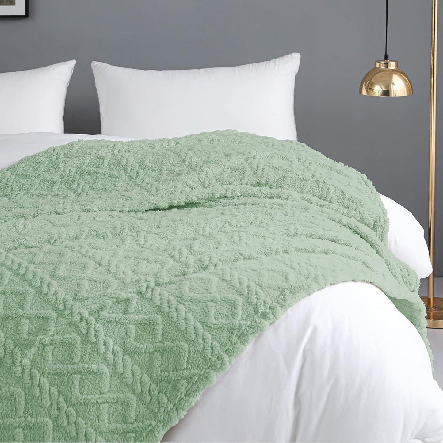 Warm and Breathable: Plush and super soft material makes the blanket warm enough for cuddling up on the couch and napping. Breathable fabric and unique woven technology accelerate air flow to get rid of breaking out in a sweat