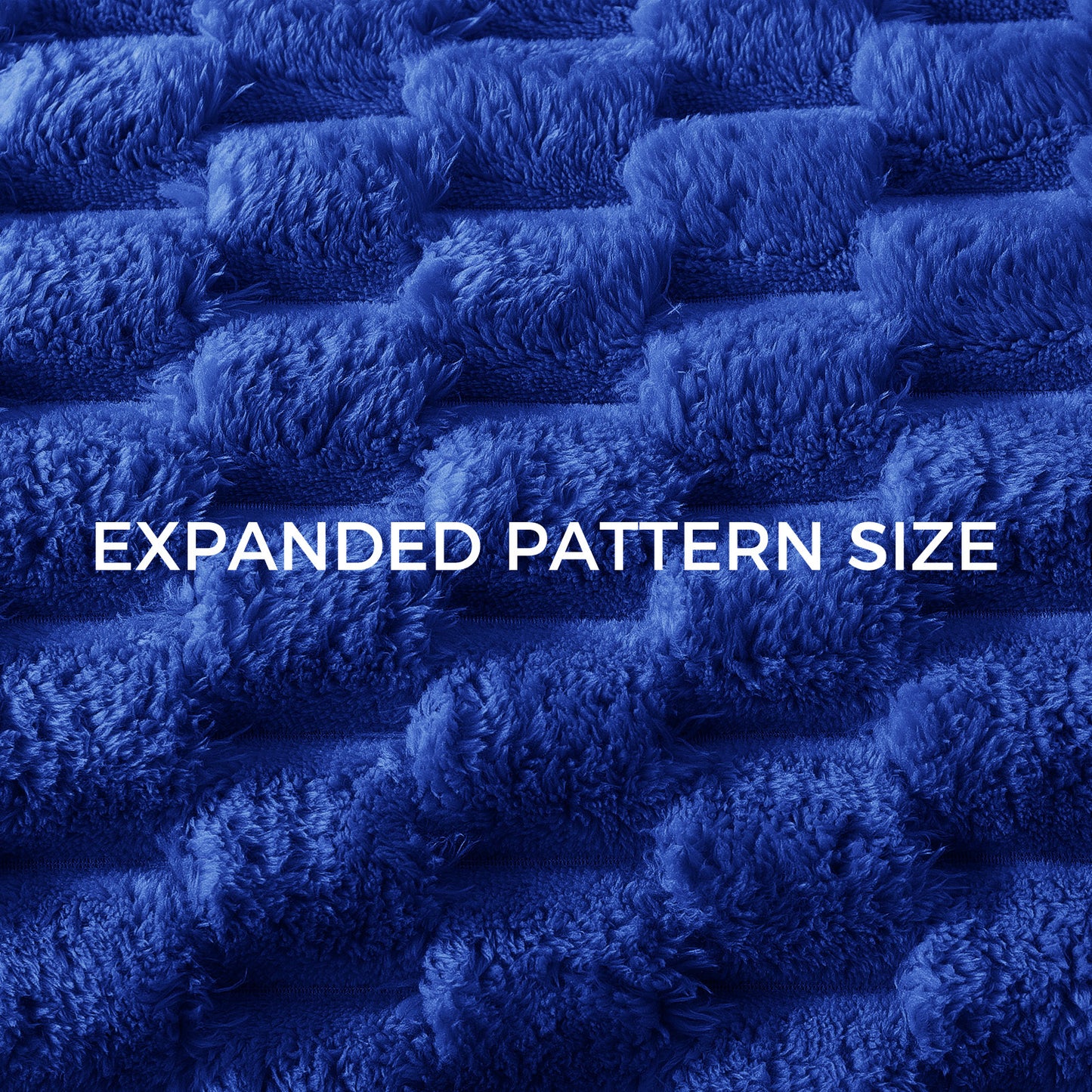 Whale Flotilla Twin Size Blanket for Bed with Expanded 3D-Jacquard Pattern, Fuzzy Soft Cozy Exquisite Blankets or All Season, Warm and Fluffy, 60x80 Inch, Blue