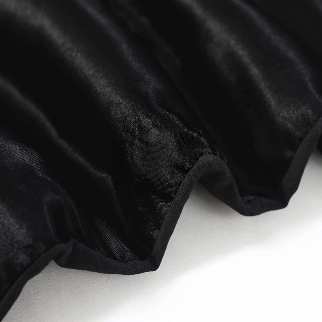 Whale Flotilla 3-Piece Reversible King Size Comforter Set/ Bedding Set, Soft Satin Comforter with 2 Satin Pillowcases, Lightweight Duvet Set for All Seasons, Black