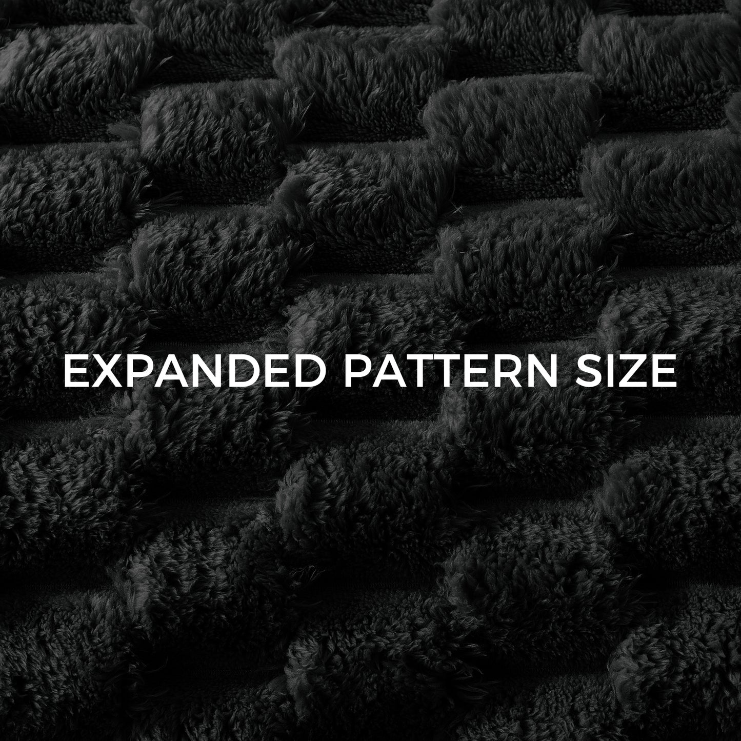 Whale Flotilla Twin Size Blanket for Bed with Expanded 3D-Jacquard Pattern, Fuzzy Soft Cozy Exquisite Blankets or All Season, Warm and Fluffy, 60x80 Inch, Black