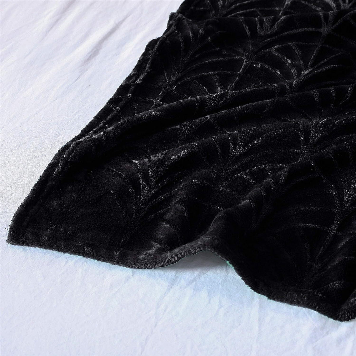 Whale Flotilla Flannel Fleece 90x104 Inch King Size Blanket for Bed, Soft Fluffy Velvet Bedspread Coverlet with Decorative Vintage Pattern for All Season, Warm and Lightweight, Black