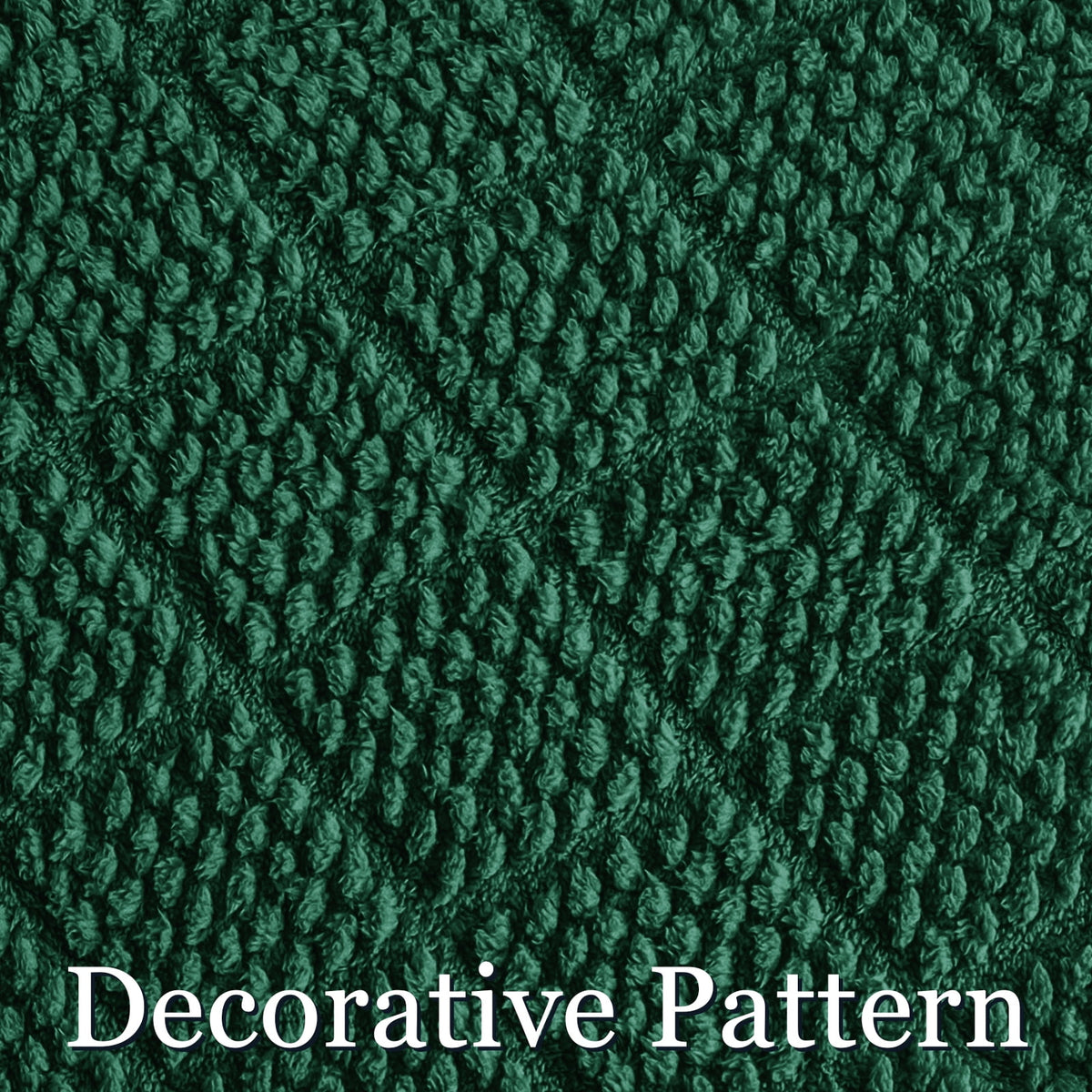Whale Flotilla Fuzzy Fleece Queen Size Blanket for Bed, Soft Fluffy Jacquard Waffle Blankets for All Season, Lightweight and Warm, 90x90 Inch, Emerald Green