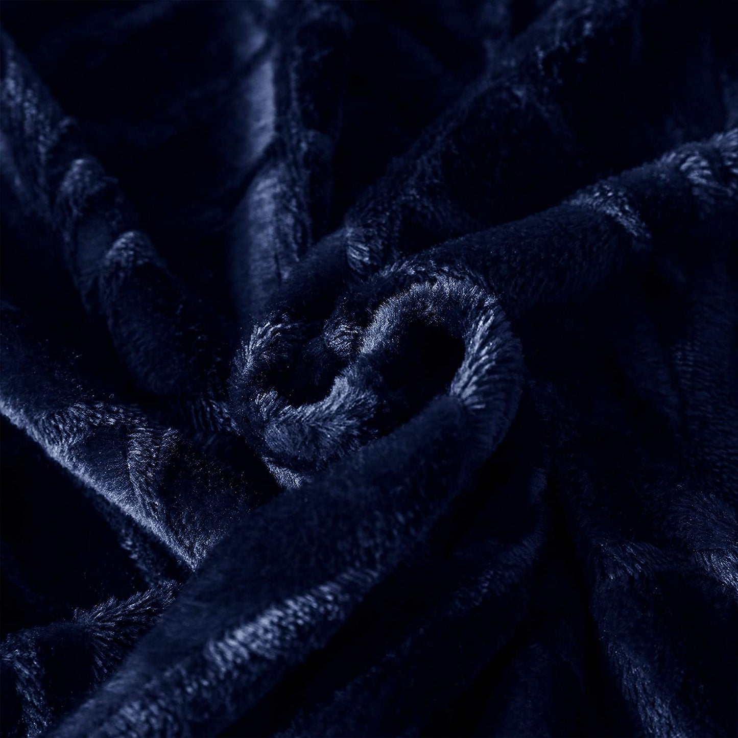 Whale Flotilla Fleece Throw Blanket for Couch, Soft Fluffy Sofa Bed Blanket with Vintage Pattern for All Season, Warm and Lightweight, 50x60 Inch,Navy Blue