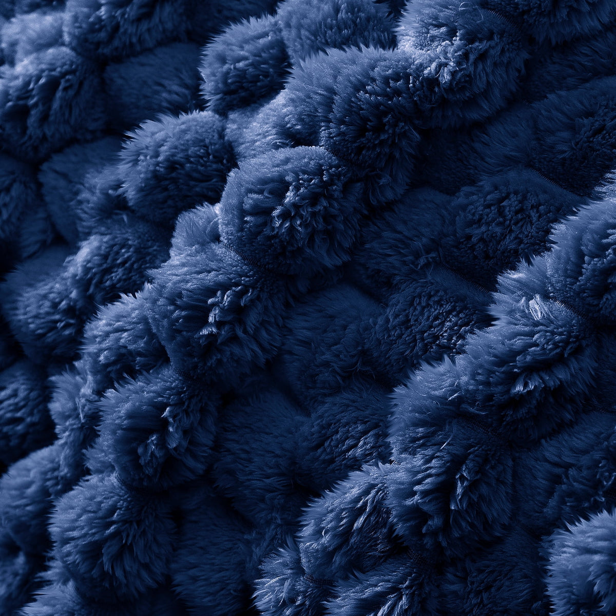 Whale Flotilla 60"x 80" Twin Size Blanket for Bed with Expanded 3D-Jacquard Pattern, Fuzzy Soft Cozy Exquisite Blankets or All Season, Warm and Fluffy, Navy Blue
