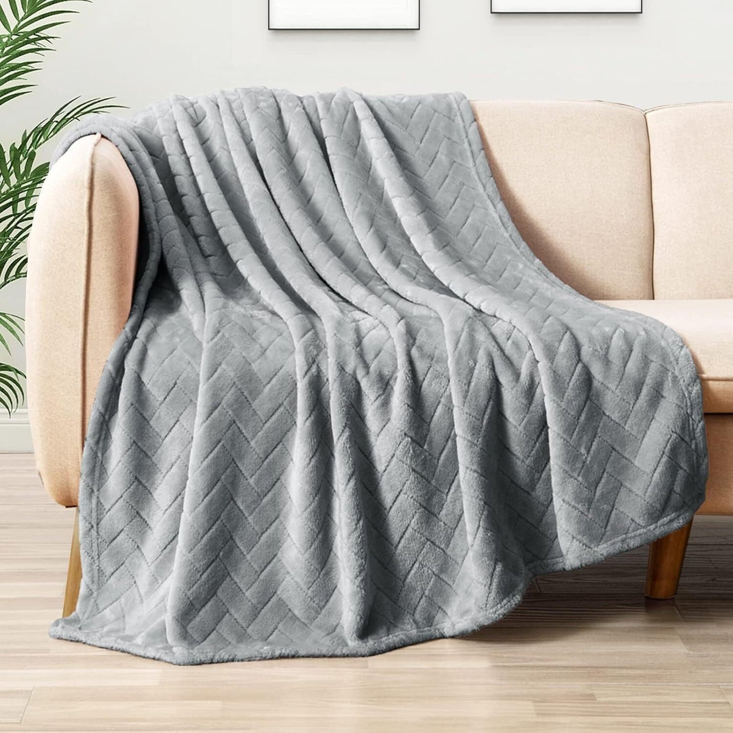 Warm and Breathable: Plush and super soft material makes the blanket warm enough for cuddling up on the couch and napping. Breathable fabric and unique woven technology accelerate air flow to get rid of breaking out in a sweat