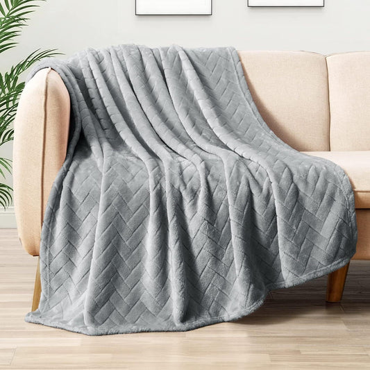 Warm and Breathable: Plush and super soft material makes the blanket warm enough for cuddling up on the couch and napping. Breathable fabric and unique woven technology accelerate air flow to get rid of breaking out in a sweat