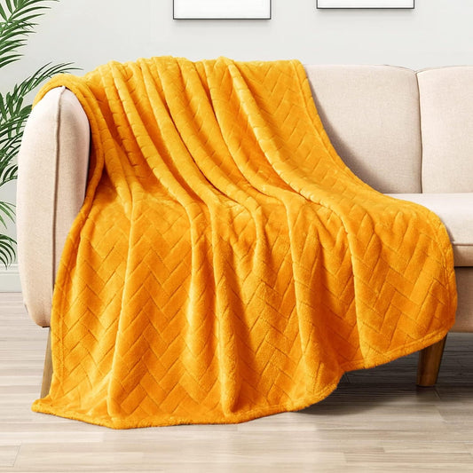 Warm and Breathable: Plush and super soft material makes the blanket warm enough for cuddling up on the couch and napping. Breathable fabric and unique woven technology accelerate air flow to get rid of breaking out in a sweat