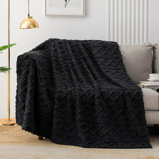 Warm and Breathable: Plush and super soft material makes the blanket warm enough for cuddling up on the couch and napping. Breathable fabric and unique woven technology accelerate air flow to get rid of breaking out in a sweat