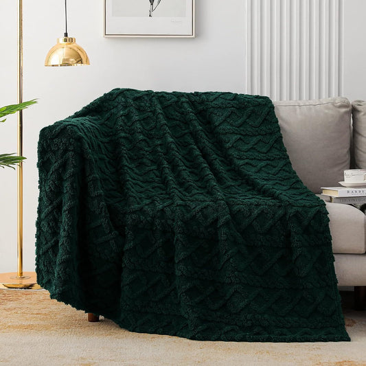 Warm and Breathable: Plush and super soft material makes the blanket warm enough for cuddling up on the couch and napping. Breathable fabric and unique woven technology accelerate air flow to get rid of breaking out in a sweat
