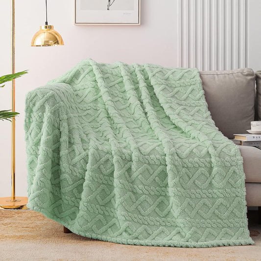 Warm and Breathable: Plush and super soft material makes the blanket warm enough for cuddling up on the couch and napping. Breathable fabric and unique woven technology accelerate air flow to get rid of breaking out in a sweat