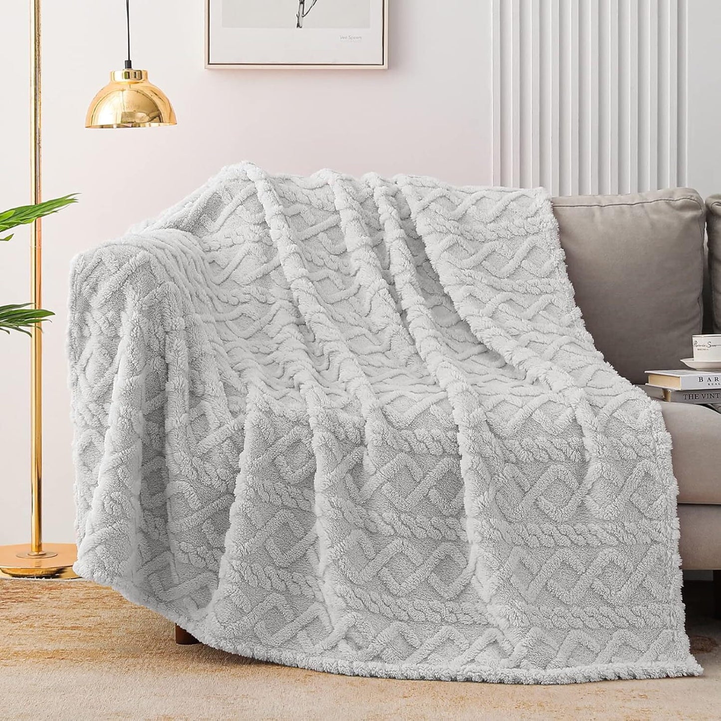 Warm and Breathable: Plush and super soft material makes the blanket warm enough for cuddling up on the couch and napping. Breathable fabric and unique woven technology accelerate air flow to get rid of breaking out in a sweat