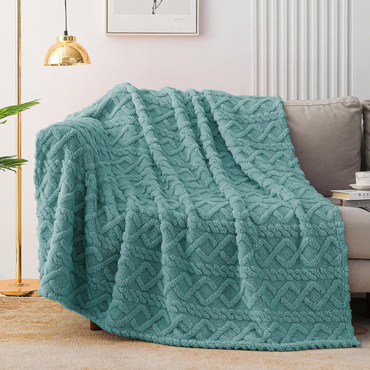 Warm and Breathable: Plush and super soft material makes the blanket warm enough for cuddling up on the couch and napping. Breathable fabric and unique woven technology accelerate air flow to get rid of breaking out in a sweat