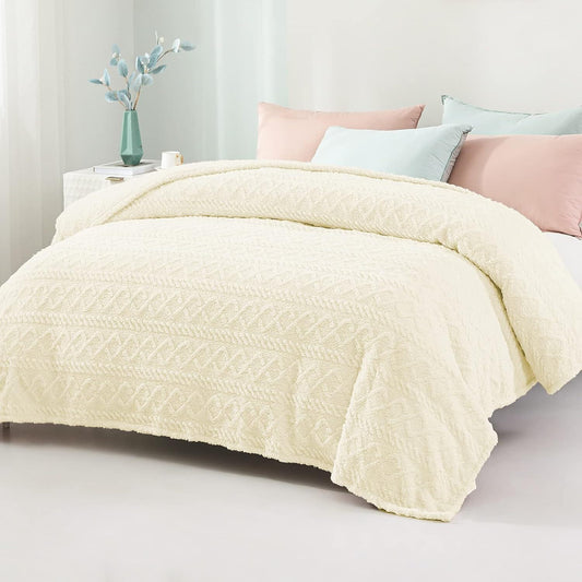 Warm and Breathable: Plush and super soft material makes the blanket warm enough for cuddling up on the couch and napping. Breathable fabric and unique woven technology accelerate air flow to get rid of breaking out in a sweat