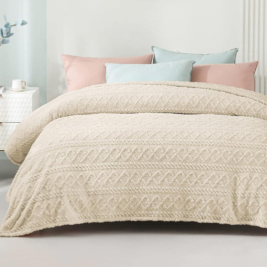 Warm and Breathable: Plush and super soft material makes the blanket warm enough for cuddling up on the couch and napping. Breathable fabric and unique woven technology accelerate air flow to get rid of breaking out in a sweat