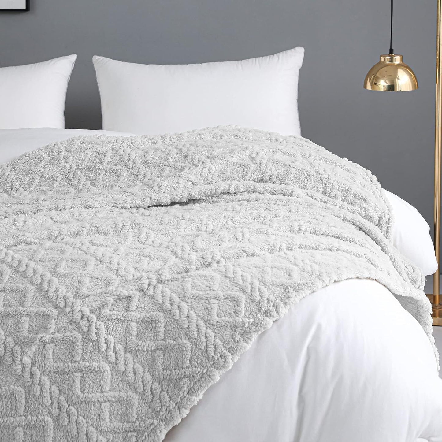 Warm and Breathable: Plush and super soft material makes the blanket warm enough for cuddling up on the couch and napping. Breathable fabric and unique woven technology accelerate air flow to get rid of breaking out in a sweat