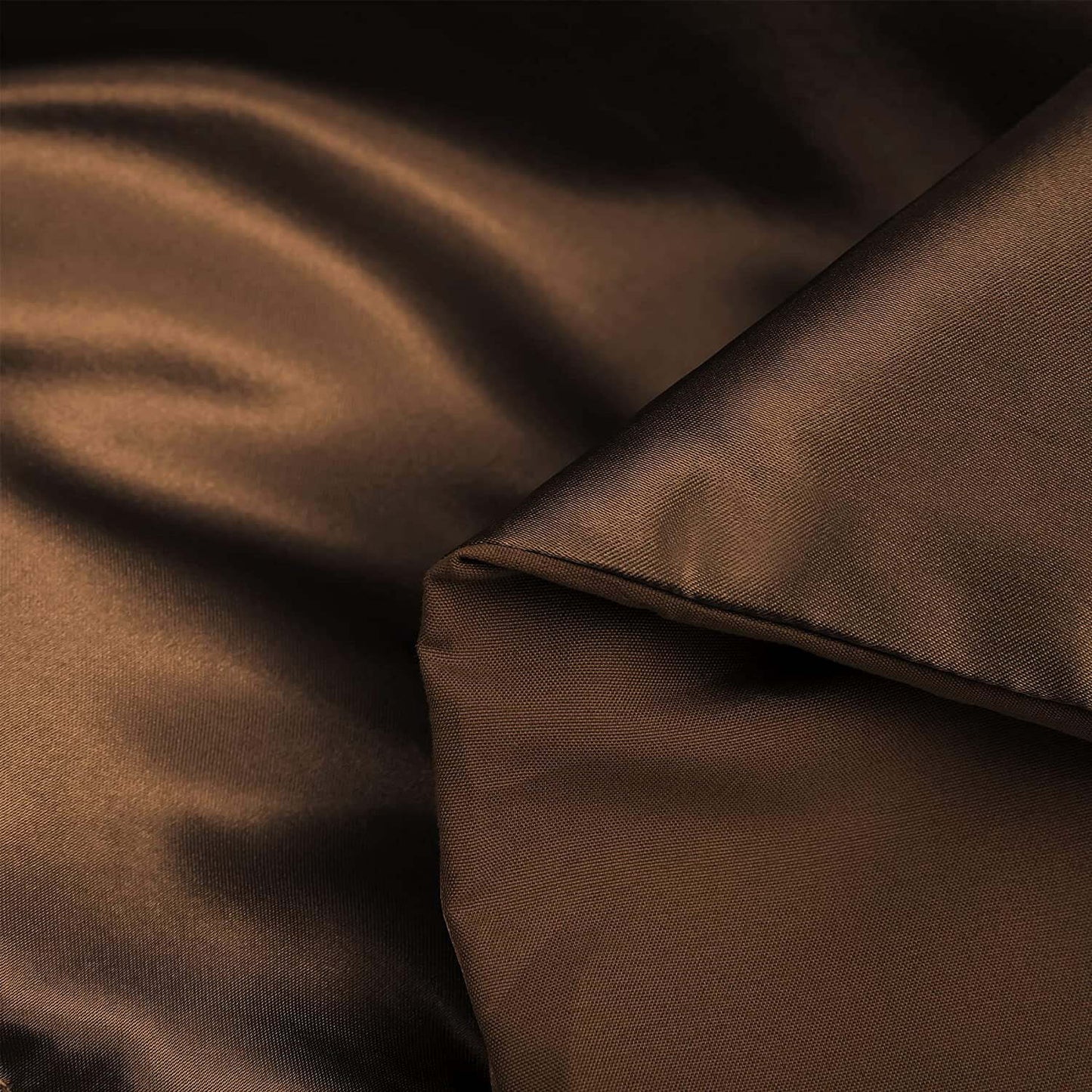 Whale Flotilla 3-Piece Reversible Queen Size Comforter Set/ Bedding Set, Soft Satin Comforter with 2 Satin Pillowcases, Lightweight Duvet Set for All Seasons, 88"X88", Brown